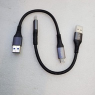 USB C to USB A Cable 20cm (2-Pack) – 10Gbps USB 3.1 Gen2 Fast Data Transfer Short Cable