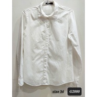 Combo 5 White Shirt G2000 size 34 Office Feminine