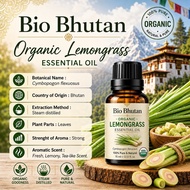 Bio Bhutan Organic Lemongrass Essential Oil 60ml.