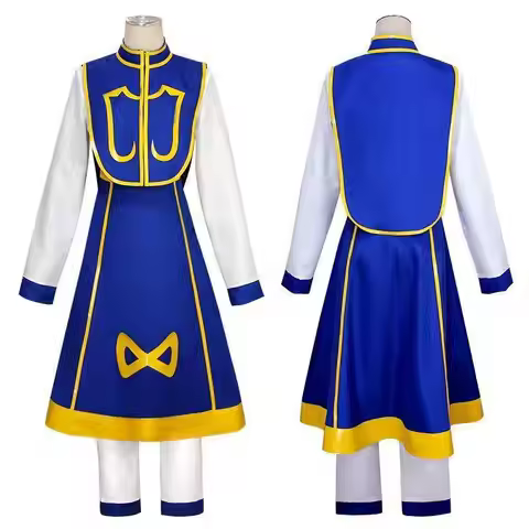 Anime Manga Hunter x Hunter Kurapika Cosplay Costume Wig Fingers Rings Chain Earrings Anime Uniforms