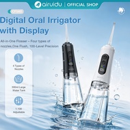 Airuidu Water Flosser 300ML Large Water Tank Dental Floss 3-Speed Oral Irrigator IPX7 Waterproof Tee