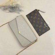LV Felicie Pochette裸色EPI三合一信封包M68758