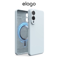 elago Magnetic Silicone Case Compatible for Galaxy S25 Edge