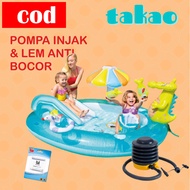 Gratis Pompa Lem Anti bocor] Kolam Jumbo besar air mancur ada serodotan atau perosotan alas tebal ad