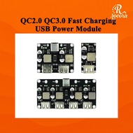 QC3.0 QC2.0 Fast Charging USB Power Module–DC Buck Converter Board for Apple Huawei FCP-1/2/4 Port O