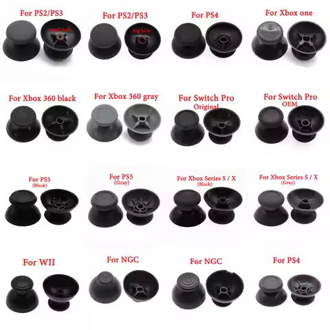 2/10pcs For PS2 PS3 PS4 PS5 Xbox One 360 Series S X WiiU NGC Gamepad Controller 3D Analog Joystick M
