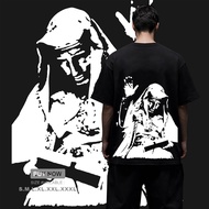 King Baldwin IV Oversize T-shirt Black Medieval Christian Graphic Streetwear Tee S-3XL
