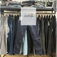 GIO APPAREL | Regular Jeans Leather Patch Embroidery