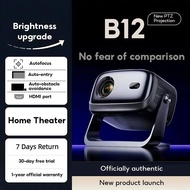 B12 Projector 600ANSI Portable Projector 2+16G Smart Home Theater with Android 12.0 System Auto Focu
