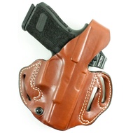 Thumb Break Scabbard Gun Holster, Fits Glock 19, 19X, 19 GEN 5, 45 Guns, OWB Holster with 3 Belt Slo