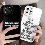 SOFTCASE CASE CASING PROCAMERA CUSTOM WORDS COOL FOR XS MAX A04E A04S A10 A17K A31 A36 A52 C21Y C25 