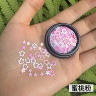 Manicure Sequins Candy Hollow Star Sequins Flower Love Small Jewelry Korean Sequins Nail Decoration