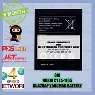 Nokia C1 TA-1165 S5420AP 2500mAh C1 2nd Edition NK TA-1380 WT141 Battery NokiaC1 1165 TA1165 Batery 