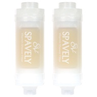 Korean SPAVELY Vitamin Shower Filter Acacia Scent 2 Pack Vitamin C Shower Filter Aromatherapy Shower