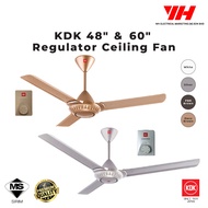 🔥HOT SALE🔥 KDK  Regulator Ceiling Fan (48",60"Full Series) - K12WO/K15WO/K12VO/K15VO  || Kipas Siling 风扇