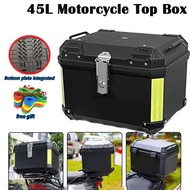 45L/57L Motorcycle Top Box Premium Motorcycle Waterproof Storage Box Helmet Box with Base and Lining
