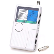 4-in-1 Network Cable Tester Remote RJ11 RJ45 USB BNC Phone Cable Tester Meter