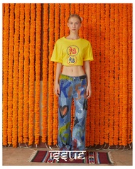 [ISSUE RS23] T-shirt Yellow Color มี 4 ลาย ร่ำรวย เงินทอง มั่งมี ศรีสุข โชคดีมีชัย ver.1 โชคดีมีชัย 