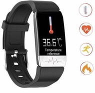 繁體AI智能實時體溫監測手環防水運動多功能一站式健康管理 男女老幼兒童學生成人 抗疫專用 Body Temperature Sensor Measurement Thermometer Monitor
