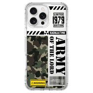 HI-SHIELD Stylish เคสใสกันกระแทก iPhone รุ่น Army1 [เคส iPhone16  iPhone15  iPhone 14  iPhone 13]