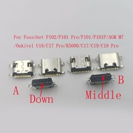 10-50Pcs USB Connector Plug For AGM M7 Fossibot F102 F101 F101P Oukitel U18 C17 Pro K5000 C19 Charge