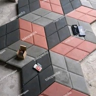 paving 3D ,hidrolik k300 , conblock 3D , paving 3 dimensi