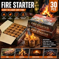 （Ready Stock） Fire Starter BBQ Fire Starter Penyala Api 30pcs BBQ fire Camping 火种
