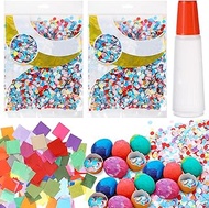 Geyoga Mexican Cascarones Easter Confetti Eggs Making Kit-0.44lb Colorful Paper Confetti, 1200pcs Ti