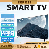 EXPOSE Smart Bluetooth TV 32 inches 4K Full HD LED Slim Flat Screen(Android 12, Netflix, Youtube, Chromecast)