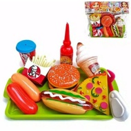 CHILDREN'S TOY COOKING BURGER/FOOD COURT BURGER KS 67