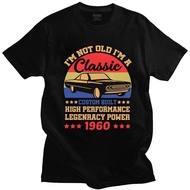 Urban Im Not Old Im A Classic Tee Best Gift Idea 1960 Birthday T Shirt for Men Short Sleeve Car Thanksgiving Christmas T-Shirt