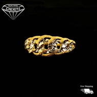 SMS DEEN Coco Ring, ±1.8-3.0GM - Gold 916 Emas - Cincin Coco