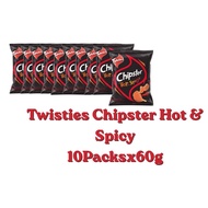 Twisties Chipster Potato Chips Hot&Spicy 10pktsX60g
