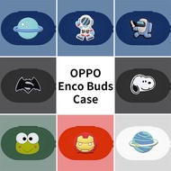 OPPO Enco Buds Case Pure Color Silicone Soft Shell Creative Space Astronaut OPPO Enco Buds Earphone Protective Case Cartoon Marvel Batman OPPO Enco Buds Bluetooth Earphone Case Cover