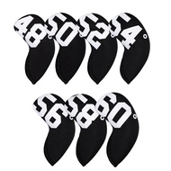 Neoprene Golf Wedge Headcovers 48/50/52/54/56/58/60 7pcs/set Golf Iron Wedge Head Covers