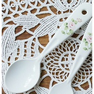 ~~~Versailles Lifestyle Boutique~~ Japan Imported imane Emma Rose Shape Enamel Small Teaspoon~Made I
