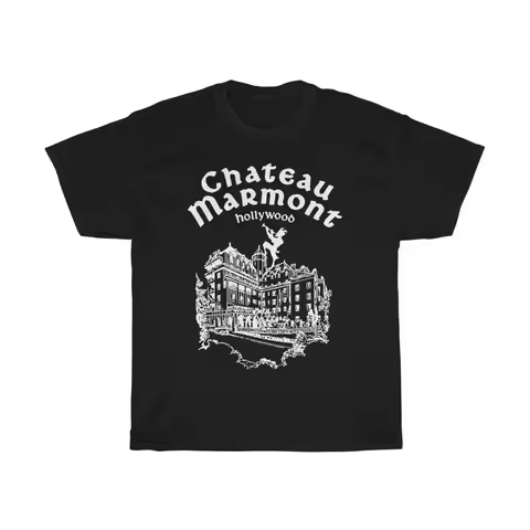 Chateau Marmont Hollywood T-Shirt for Men Women, Vintage Hollywood Mansion Graphic Tee, Oversized Co