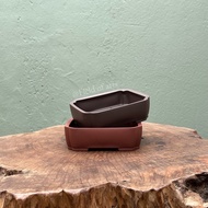 P031 L:17.3cm W:13.2cm H:5cm Pasu Bonsai Plastik Saiz:S