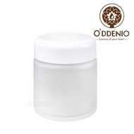 100ml Matte Glass Cream Jar (with White Plastic Lid) Made in Taiwan MIT Bottle Bottle Jar Jar < O'Da