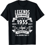 Men's cotton T-shirt Vintage 1935 90 Year Old Gifts For Men Women 90th Birthday T-Shirt