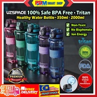 PDM Premium UZspace 100% BPA Free Safety Grade Tritan Material Water Bottle Ion 负离子水壶 350ml 500ml 10