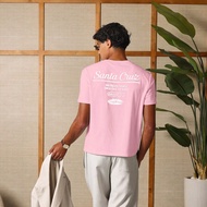 Summer Classic Santa Cruz California Address Print T-Shirt Skate Surf Beach Lifestyle Streetwear Pac