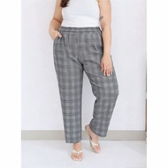 SUPER JUMBO PANTS WEIGHT 90 KG SOFT TARTAN PLAID PANTS