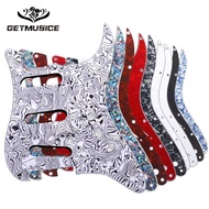 Aksesori gitar St Sq single single pickguard gitar elektrik, penutup depan pickguard gitar elektrik,