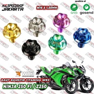 KAWASAKI Titanium Steering Bolt WR3 Ninja 250 FIkawasaki 250 R/ Old Z250/