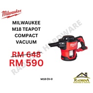 [LAST STOCK] Milwaukee m18 TEAPOT Compact Vacuum