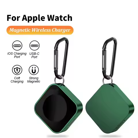 Portable Wireless Charger For Apple Watch Charger Type C 8Pin Two Interfaces For Apple Watch Series 
