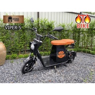 🔥Kronos Ebike สกู๊ตเตอร์ไฟฟ้าวินเทจ 500w แบรนด์สิงค์โปร 2022 สุดเท่ รุ่น Viper-S