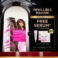 L’Oreal Paris Casting Crème Gloss Hair Dye/Color, ammonia- free, long-lasting shimmering color