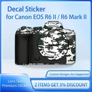 For Canon EOS R6 Mark II R62 Camera Skin Decal R6II Decal Skin EOS R62 Protective Film Cover Film Sk